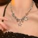 2022 People's 【 Collection 】 Meteor Falling~Star Zircon Splicing Necklace For Women, Light Luxury, Niche Exquisite 【 】 ! Women, Luxury,_ipsvogv.com