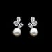 Cao Shi Fashionable And Versatile Maple Leaf Artificial Pearl For Women Ruili Street Photography Water Drop Zircon_ipsvogv.com