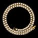 Single Row Necklace Alloy Unisex Hip Hop Jewelry 4mm Tennis Chain_ipsvogv.com