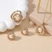 Women's Jewelry Set Elegant Light Luxury Copper Inlaid Zircon Pearl Camellia Pendant Necklace Earrings Set Fashion Jewelry_ipsvogv.com