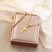Men's Cuban hip-hop twist chain cross pendant necklace bracelet two-piece suit_ipsvogv.com
