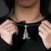 Men's Jewelry Niche Hands Folded Full Diamond Pendant Sweater Chain Metal Retro Men's Necklace Alloy Accessories_ipsvogv.com
