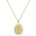 Titanium Steel 【 】 Egg Shaped Portrait Diamonds, Light Luxury Temperament, Gorgeous Full Of Diamonds Necklace, Women's 【 】 , Temperament, Necklace,_ipsvogv.com