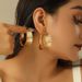 Statement Exaggerated Creative C-Shaped Large Hoop For Women Elegant Light Luxury Feel Drop Earrings_ipsvogv.com