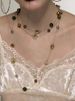 Three Layer Tassel Night Wind Chime Necklace Stacked Chain Female Retro Niche Temperament French Ball Beaded Necklace_ipsvogv.com