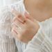 Gold Genuine Gold Electroplating, High-end Feel Crown Line Plain Ring, Metal Texture Ring_ipsvogv.com