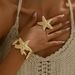 Autumn New Style Women's Set Personalized Sea Star Shell Open Design Ring Bracelet_ipsvogv.com
