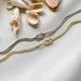 Fashion Stainless Steel Knot Couple Bracelets Gold Plated Niche Simple Versatile Jewelry_ipsvogv.com