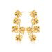 Unisex Inlaid Zirconium Flower Earrings Light Luxury High End Earrings For Women Fashionable Niche Temperament Earrings_ipsvogv.com