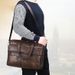 Work handbag, men's briefcase, computer messenger business leisure business travel office shoulder bag_ipsvogv.com
