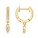 Women’s Jewelry Set Fashion Real Gold Brass Electroplating Classic Retro Inlaid Zircon Fashionable Ladies High End Earrings Set_ipsvogv.com