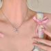 S Pure Silver Square Sugar Necklace For Women, Niche Design, Light Luxury Temperament, High-end Sense, Versatile And_ipsvogv.com