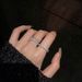【 2838 People's Collection 】 Ring Explosive Sparkling Female Student Spicy Girl Full Diamond Finger High End Light_ipsvogv.com