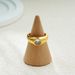 Unisex French Retro Simple Light Luxury Large Round Zircon Ring High Grade Real Gold Plated All Match Ring_ipsvogv.com