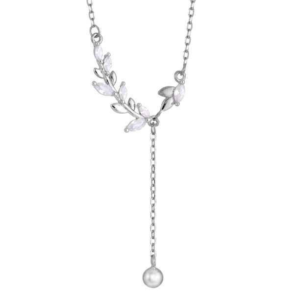 Advanced And Exquisite Collarbone Chain, Light Luxury Silver Jewelry, Versatile Necklace For Women, Niche Fashion Pearl_ipsvogv.com