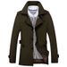 Men's Clothing Men's Casual Windbreaker Mid-length Men's Coat_ipsvogv.com