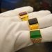 Vietnam Sand Gold Plated With Jade Marrow Open Mouth Men's Color Preserved Emerald Ring_ipsvogv.com