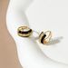 Stud Earrings Sterling Silver Black Gold Fashion Earrings Niche Minimalist Joker Retro Elegant Jewelry Korean Women's High-end Sense_ipsvogv.com