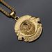 Hip hop accessories stainless steel gold plated lion club lion head pendant_ipsvogv.com
