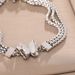Internet Celebrity's Fashionable Three-layer Wide Titanium Steel Bracelet With A High-end Feel For Women, Frosted_ipsvogv.com
