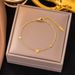 2023 New Compact Opposite Sex Love Necklace, Women's Collarbone Chain, Summer Student Minimalist Titanium Steel Jewelry_ipsvogv.com