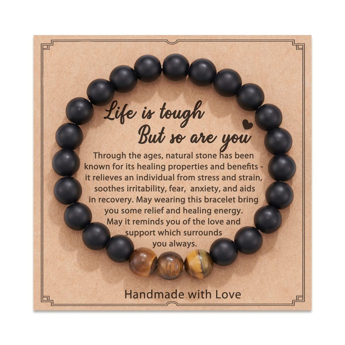 Heart Men Handmade Pendant Accessories For Women Versatile High-end Card Bracelet Gift_ipsvogv.com