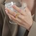 Three-Layer Stacking Ring Titanium Steel Multi-Color Czech Zirconia Jewelry Rings For Women Size 6/7/8_ipsvogv.com