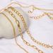 French Baroque temperament three piece set irregular metal necklace ins style necklace female niche design sense light luxury_ipsvogv.com
