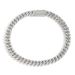 Men’s Jewelry Set Fashion Hip Hop Bracelet 6mm Cuban Chain Spring Buckle Single Row Zircon Personality Versatile Simple Men's Hip Hop Accessories_ipsvogv.com