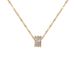 Small Waist Zircon Pendant Necklace With Diamond Inlaid Titanium Steel Collarbone Chain Trendy Internet Celebrity_ipsvogv.com