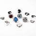 Animal Exaggerated Tai Chi Devil's Eye Skeleton Multi Color Ring Set Of 12_ipsvogv.com