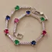 Jewelry Accessories Fashion Bracelets For Women Wedding Anniversary Birthday Gift Gold Color Red Green Zircon_ipsvogv.com