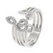 Fashion micro set zircon musical notation ring Korean version opening copper ring personalized jewelry_ipsvogv.com