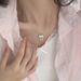 S Pure Silver Bowknot Tassel Ribbon Necklace For Women, Light Luxury Niche Design, High-end Pendant, Simple Clavicle_ipsvogv.com