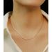 Sterling Silver Necklace Women's Clavicle Chain Natural Rice Beads Double Pair Chain Niche Design Sense ins Style Trendy Women_ipsvogv.com