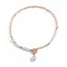 Temperament Baroque Pearl Earrings Simple Metal Chain Tassel Collarbone Necklace Accessories_ipsvogv.com