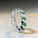 Cao Shi's Light Luxury Women's Geometric Zircon Noblewoman Ring, Fashionable Temperament, Banquet Matching Style_ipsvogv.com
