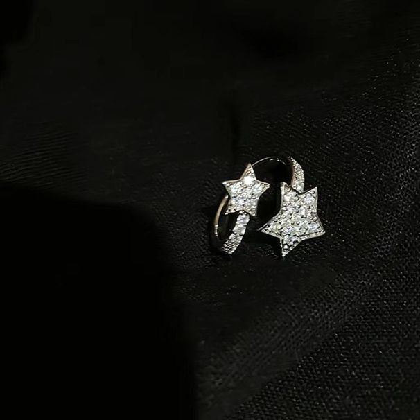 Love And Crossed Zircon Female Instagram, Niche Design, Index Finger Ring, Light Luxury, Exquisite Opening Ring_ipsvogv.com