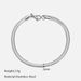 Women's Stainless Steel Snake Chain Bracelet - 3MM/4MM/5MM Flat Chain, Fashion Minimalist Jewelry_ipsvogv.com