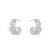 Women's Jewelry Retro Winding Zircon Hoop Earrings Light Luxury High End Design Fashion Temperament Earrings Autumn And Winter Earrings_ipsvogv.com