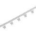 Women's Jewelry Animal Butterfly Pendant Anklet Inlaid With White Pink Zircon Ladies 5mm Tennis Chain Jewelry_ipsvogv.com