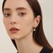 C-Shaped Pearl Earrings - Minimalist Plated Studs (Hypoallergenic Lightweight)_ipsvogv.com