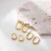 Women’s Jewelry Set Fashion New Earrings INS Style Geometric Gold Stainless Steel Ear Buckles Advanced Simple Ear Buckles_ipsvogv.com