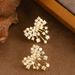 Light Luxury Fashion, Super Sparkling Diamond Inlaid Zircon Butterfly Pearl Earrings, Feminine Temperament,_ipsvogv.com