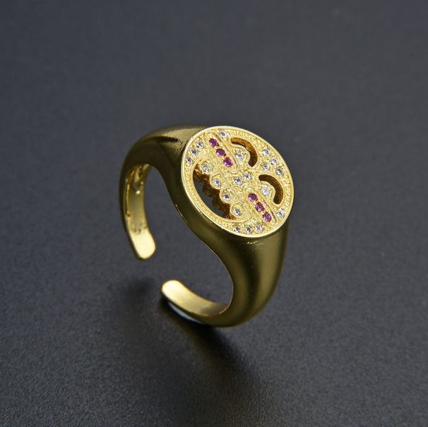 Women’s Jewelry Set Fashion Diamond Zircon CZ Expression Bag Ring Opening Design Adjustable Female Hand Jewelry Color Preservation Network Celebrity_ipsvogv.com