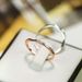 Cao Shi's New Slim With Exquisite Micro Inlaid Zircon Strip, Fashionable And Self Disciplined Personalized Tail Ring_ipsvogv.com