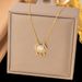 Delicate Safety Lock Necklace 2022 New Fashion Lucky Ruyi Women's Collar Bone_ipsvogv.com