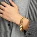 Unisex Popular Simple And Fashionable Full Diamond Cuban Bracelet Ins Style Hip Hop Geometric Punk Trendy Cuban Bracelet_ipsvogv.com