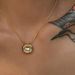 Women’s Jewelry Set Fashion Retro Gold Plated Titanium Steel Octagonal White Zircon OOTD Necklace_ipsvogv.com
