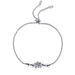 Mosang Diamond S Pure Silver Female Plating PT950 Gold Fashion Bracelet Style Straight_ipsvogv.com